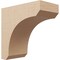Ekena Millwork 9"W x 18"D x 18"H Classic Legacy Rough Cedar Woodgrain TimberThane Corbel, Primed Tan CORUR09X18X18LGYRCPR - alternate 1